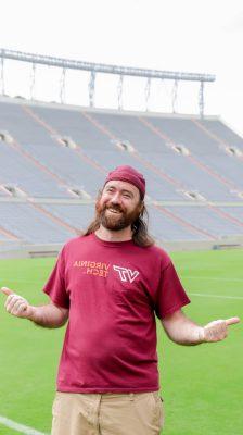 Undergraduate Admissions, Lane Stadium, Blacksburg, VA. Fall 2021